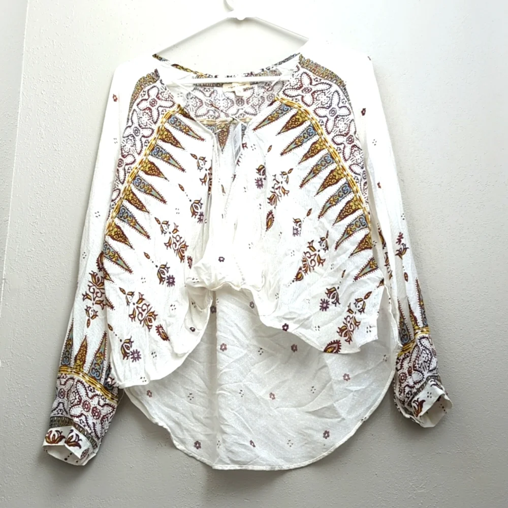 Silence + noise blouse